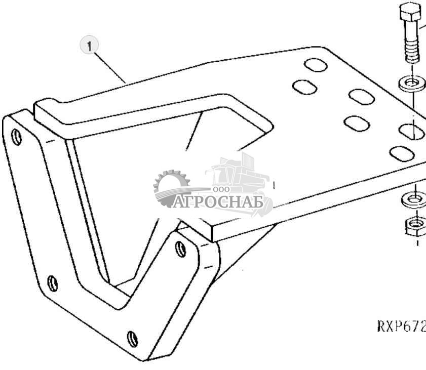 CENTER LINK SUPPORT BRACKET 